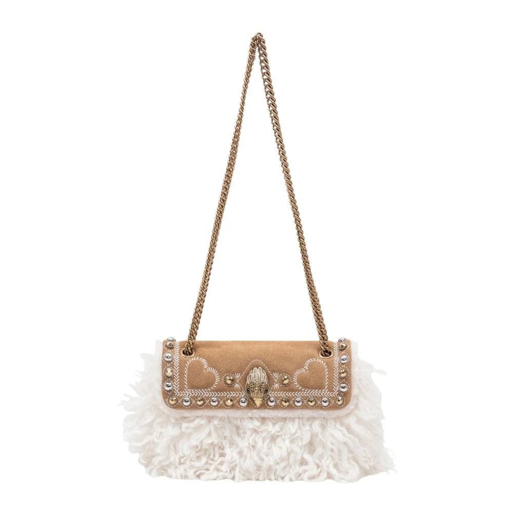 Kurt Geiger Mini Kensington Taske - Tasker - Dame - Beige - ONE SIZE - Uld