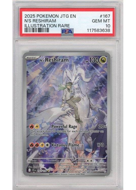 N's Reshiram - 167/159 - PSA 10.