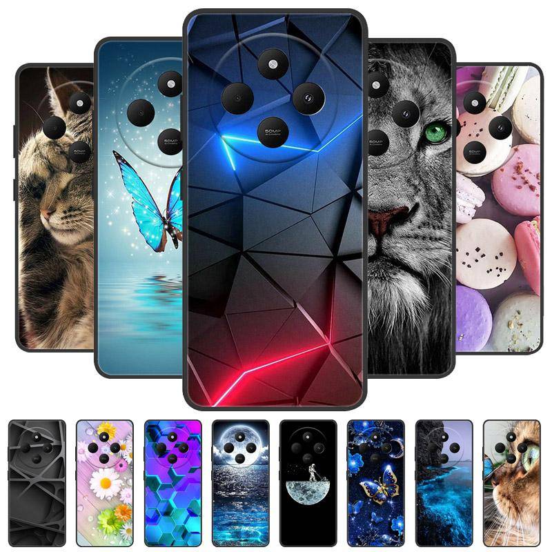 För Xiaomi Redmi 14C Fodral Poco C75 Djur Tecknad Fodral Mjukt Silikon Telefonfodral För Xiaomi Poco C75 Redmi 14C 14R Fundas Capa