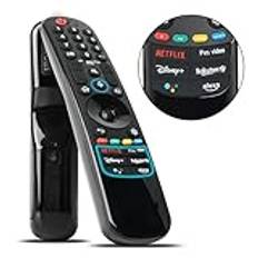 AKB76039901 MR22GA/MR22GN Magic Remote Control for LG Magic Remote, Smart Voice TV Remote Replacement for LG 2022 OLED QNED NanoCell UHD 4K 8K Smart TV,