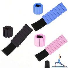 1 par handleds- och fotledsvikter, 227 g styck, justerbara fitnessvikter, motståndsträningsband, rosa silikonmaterial, hudvänligt material, bärbar aer - Multifärgad (Vit0,5 lbs (227 g)*2,Svart 0,5 lbs (227 g)*2,Rosa 0,5 lbs (227 g)*2,Blå 0,5 lbs (227 g)*2)
