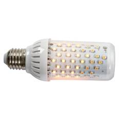 10 stk Flammepære E27 3W 1830K hvid/klar