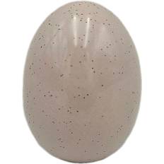 Påskeæg i porcelæn H: 7,5 cm - flere varianter - assorteret