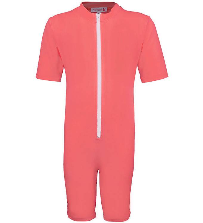 Petit Crabe Badoverall - Noe - UV50+ - Tropicana m. Hjärta - Petit Crabe - 3-4 år (98-104) - Badkläder