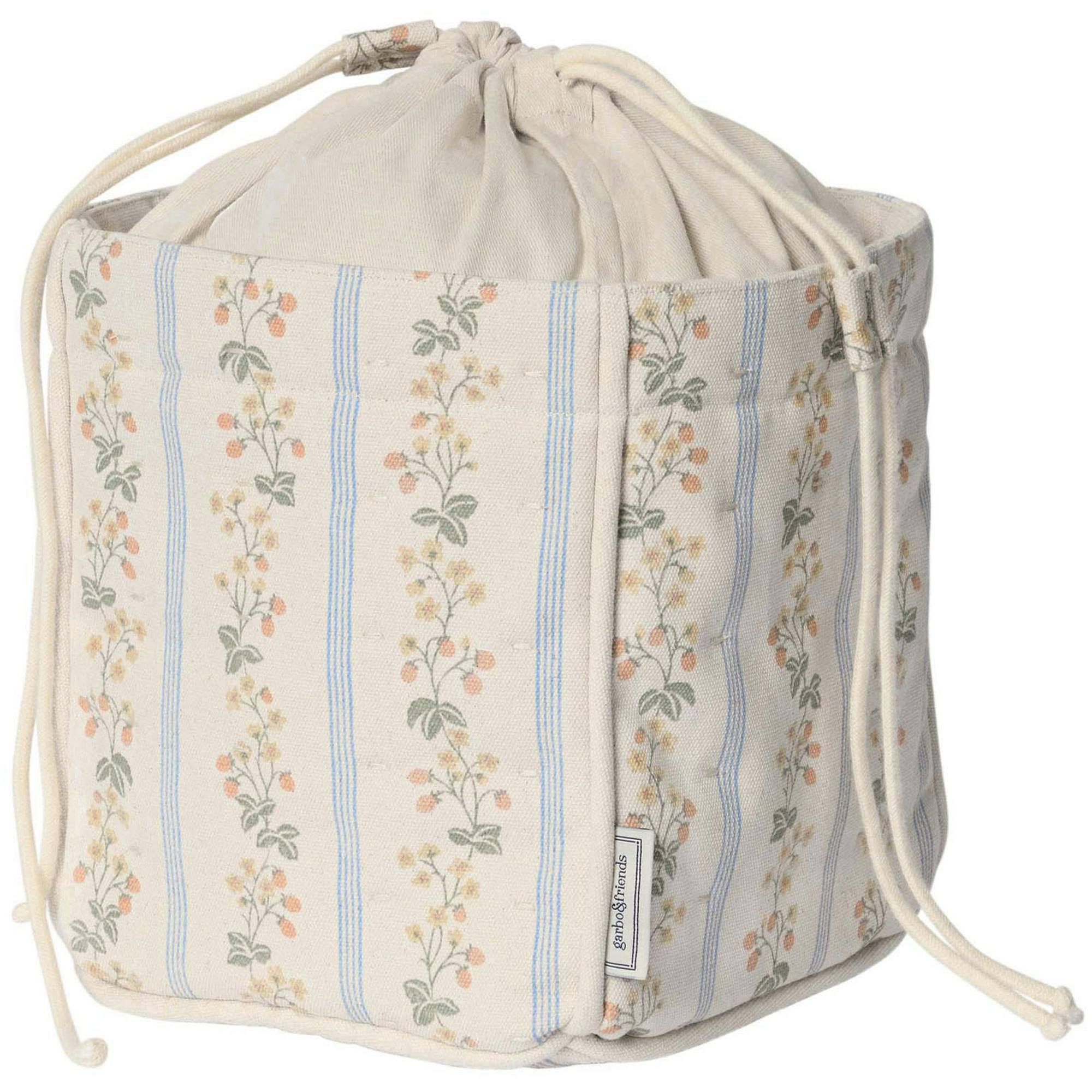 Garbo & Friends - Strawberry Garland Förvaringskorg Liten - Beige
