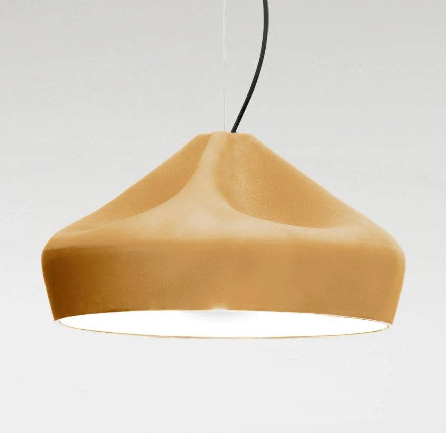 Pleat box 47 pendel fra Marset - Ocher/hvid