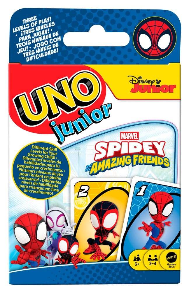 Spidey & His Amazing Friends UNO Junior Kortspel för Barn