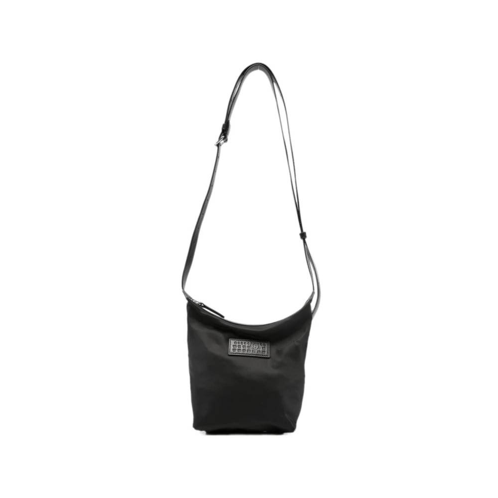 MM6 Maison Margiela Numeric Vertical Skuldertaske - Tasker - Dame - Sort - ONE SIZE - Uld
