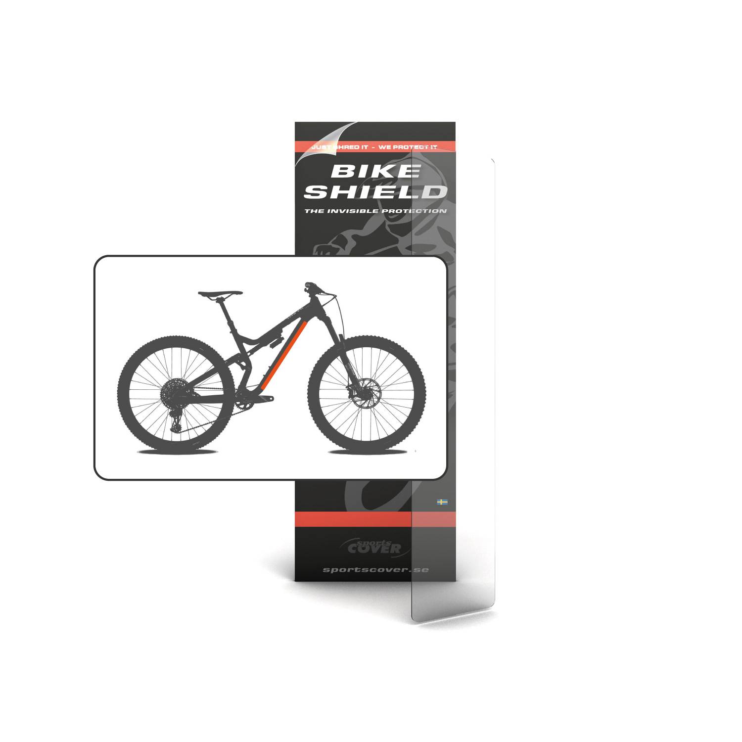 Bikeshield Tube Shield Medium Matt | Skyddsplast Matt