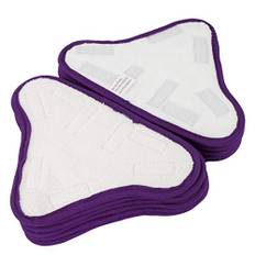 LTWHOME tvättbara ångmopp mikrofiber kuddar passar ångmopp H2O H20 X5 modell (paket med 6)