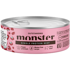 Monster Pet Food Cat Adult Single Beef Burk 100 g x 12