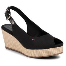 ICONIC ELBA SLING BACK WEDGE - Black / 38