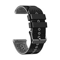 22 mm silikonremmar passar for Garmin Forerunner 745 Armband Snabbkoppling Sportremmar som passar for Forerunner 255 Music Vivoactive 4(Style E,For Garmin Active)