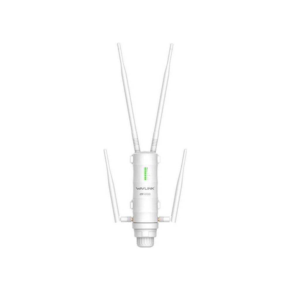 WAVLINK AC1200 Ekstern Wifi Repeater / Extender / højfrekvent adgangspunkt med PoE-antenner