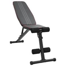 vidaXL Vægtbænk Sort 131 x 41 x 110 cm Stål