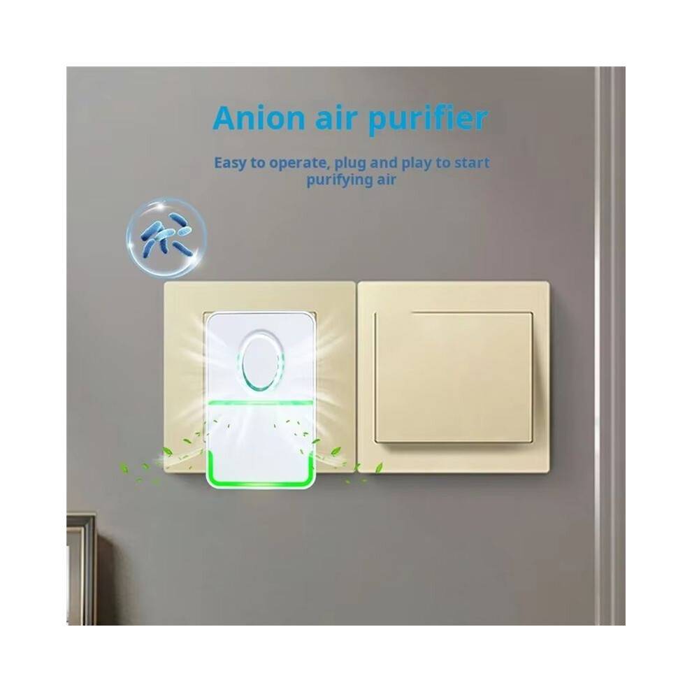 Negative Ion Air Purifier for Home,Bathroom Odor&Pet Deodorizer,Efficient Methanol&Smell Removal,Compact Air Cleaner EU