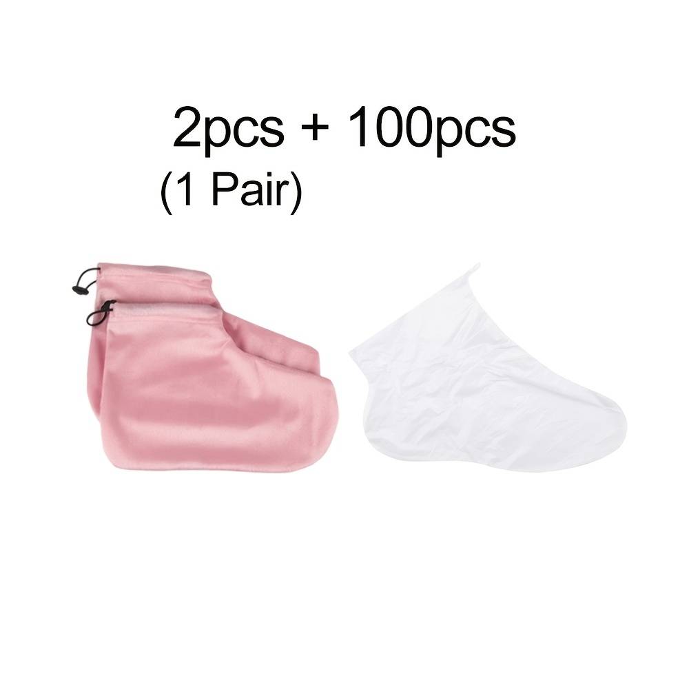 102pcs Moisturizing Foot Cover Set, Hand And Foot Care Tools, Moisturizing Socks For Use With Skincare Products, Spa Foot Care, , Soft And Comfortable, Suitable For