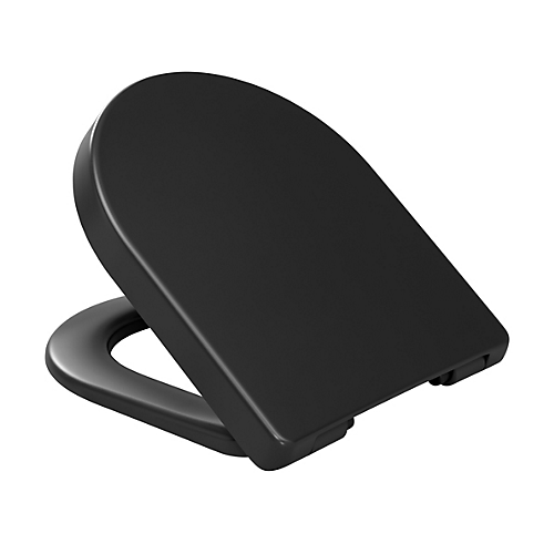 Alterna DS-3 standard toiletsæde med soft close, Mat sort