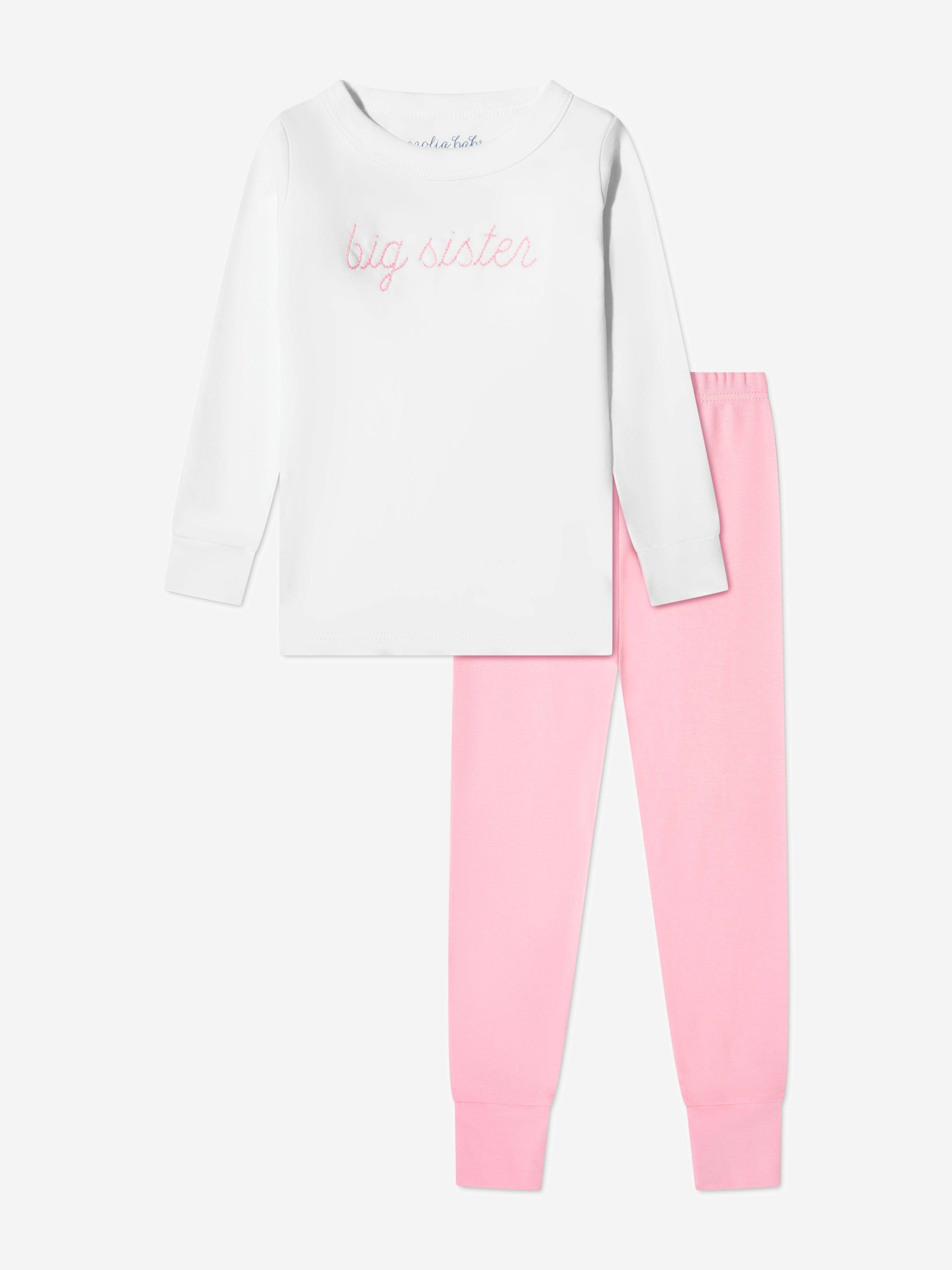 Magnolia Baby Baby Girls Little Sister Pyjamas in Pink - Pink / 3 Yrs (3 Yrs)