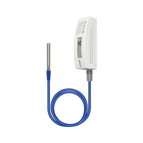 ECOWITT WN34D pooltermometer för hemmet, digital vattentemperatursensor med LCD-skärm, vattentät, 9,5 m kabelsensor för pooler, bubbelpooler, spa, bad, fiskdammar