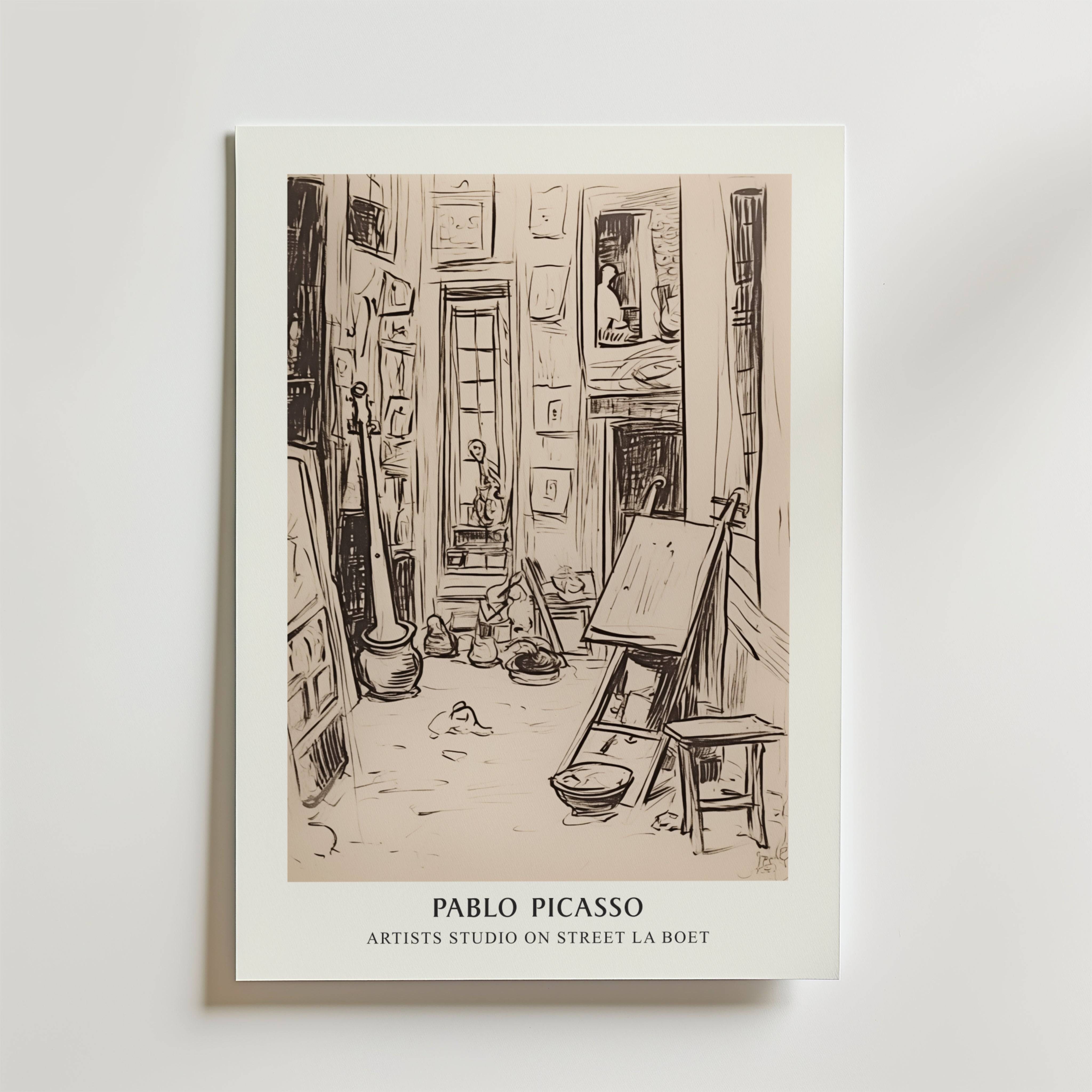 Picasso Echoes of Creation Poster - Fine Art Poster 21x30 cm