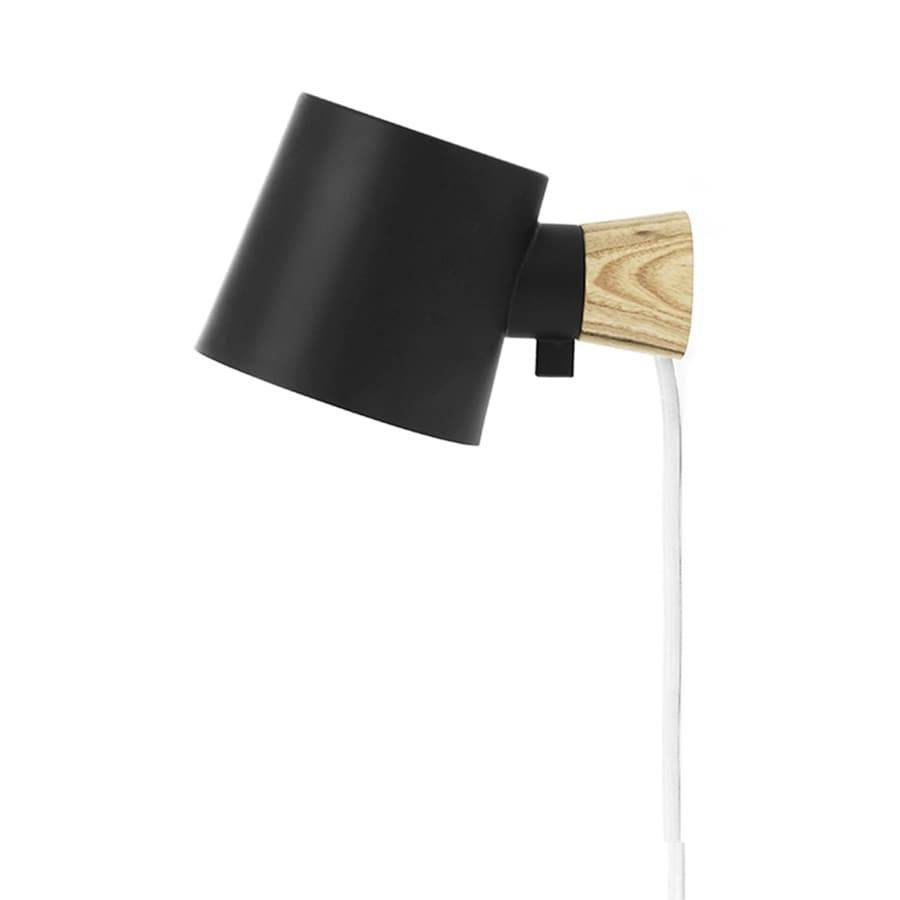 Normann Copenhagen Rise Vägglampa svart