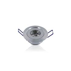 1,5W elevator spot - Hul: Ø4,4 cm, Mål: Ø5,2 cm, 25° spredning, 1m ledning - Dæmpbar : Ikke dæmpbar, Kulør : Varm