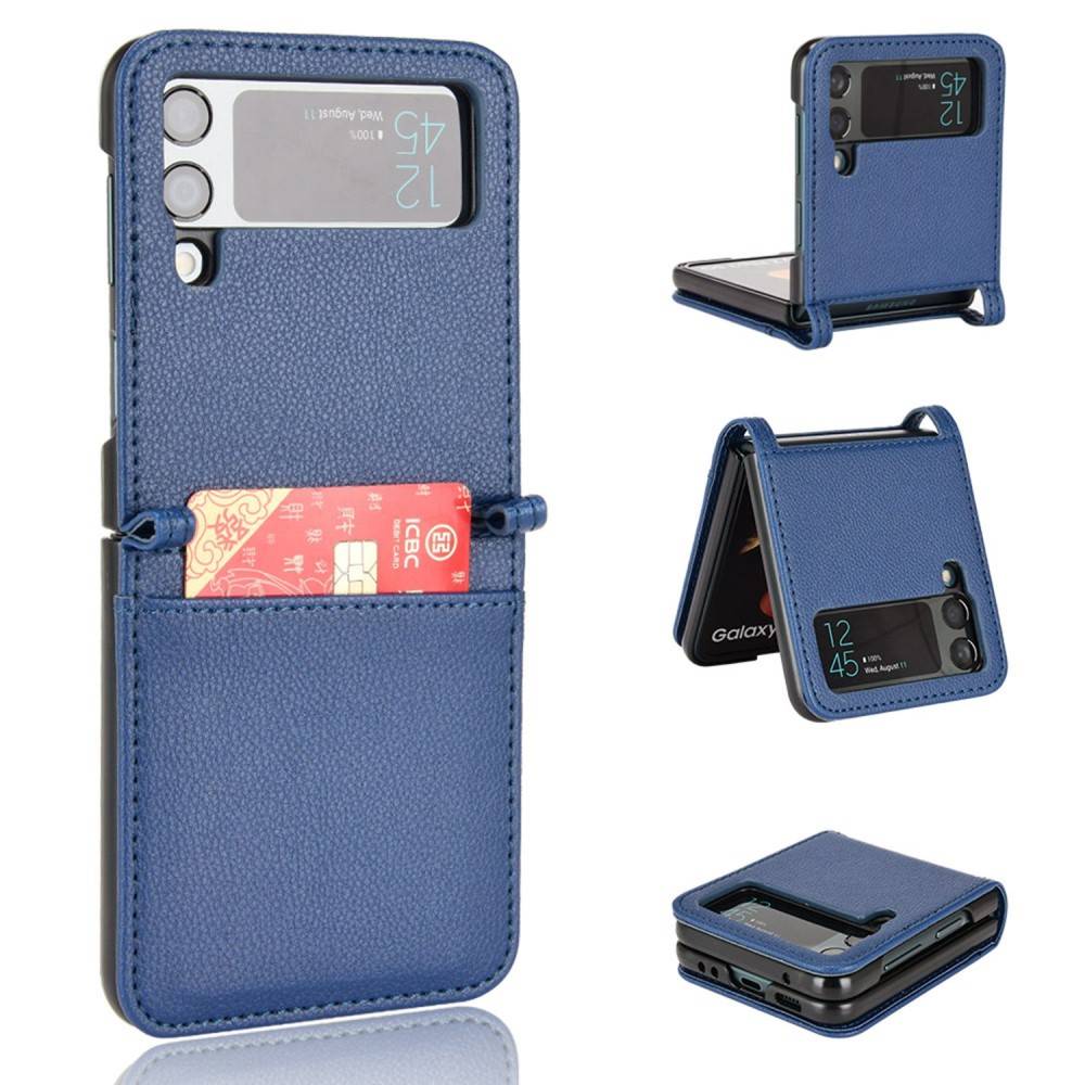 Samsung Galaxy Z Flip4 5G Shockproof Cover- Mørkeblåt