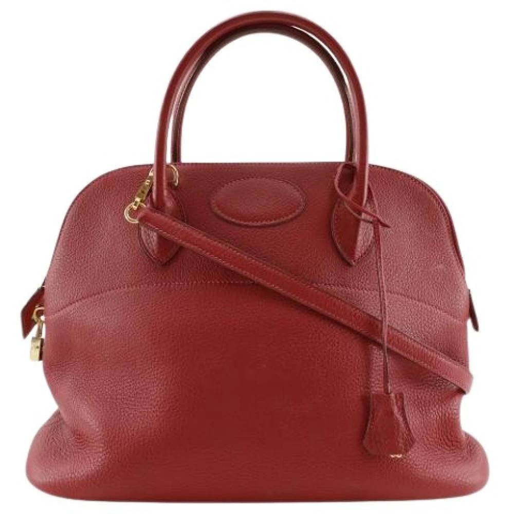 Hermès Vintage Pre-owned Bolide Bag - Vintage - Dame - Rød - ONE SIZE - Uld