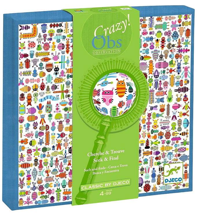 Djeco Brädspel - Galna OBS - Tiny Bestar - Djeco - One Size - Brädspel
