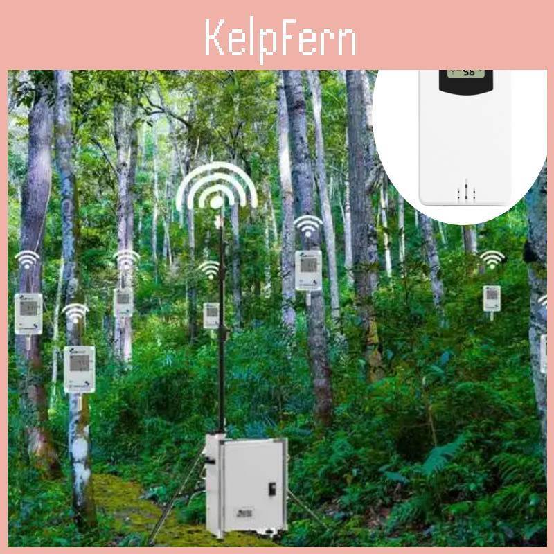 Väderstation Trådlös Sensor Digital Display Klocka För Utomhustemperatur Och Fuktighetsövervakning black
