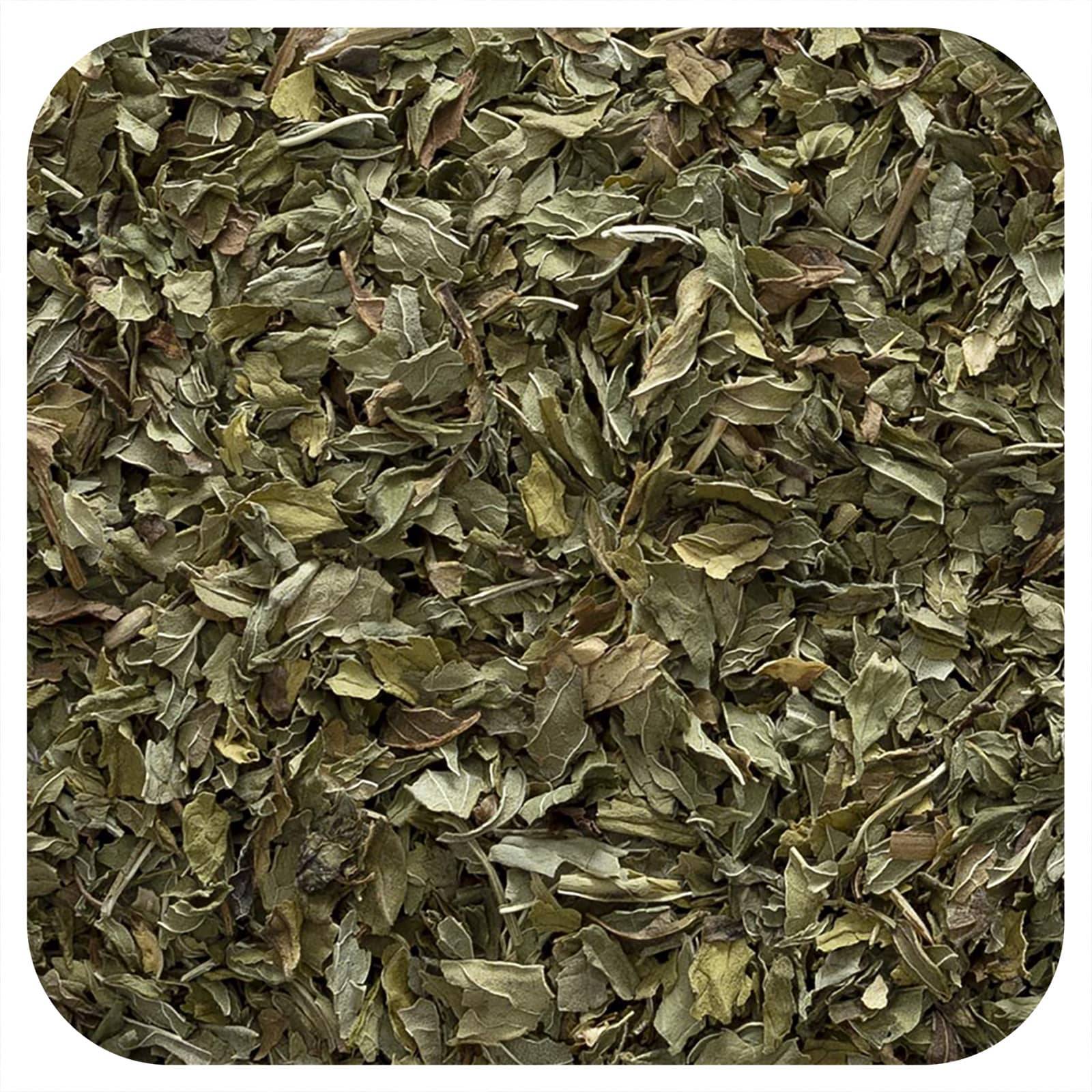 Frontier Co-Op, Ekologiska Spearmintblad, Hackade och Siktade, 453G (16 oz)