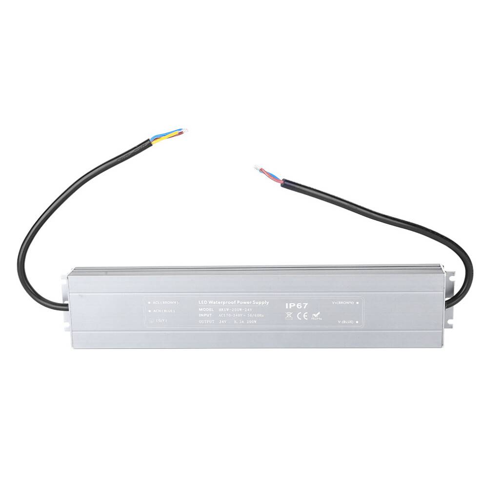 Konstant spændingstransformator 24V DC vandtæt strømforsyning universal LED-driver ultratynd adapter 170-240V AC til 24V DC multibeskyttet