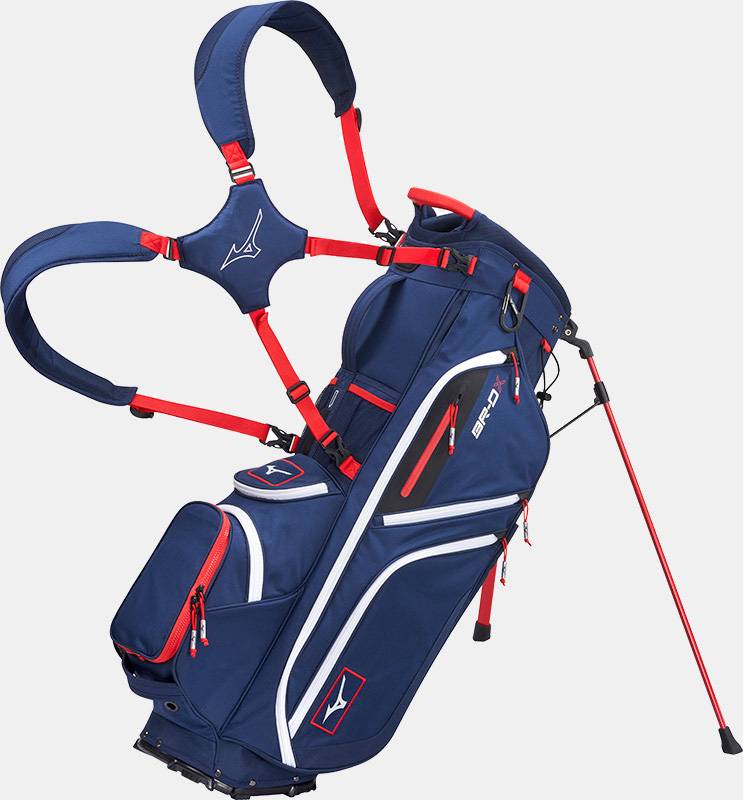 Mizuno BR-DX Stand Bag 23 – Hybridbag Navy/Red