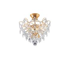 Rosendal Kristallplafond Guld 36 cm