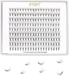 EMEDA 10D Volymfransar D Curl 9 Lines Premade Volym Fans 0,07mm 12mm Eyelash Extensions Russian Cluster Volume Eyelashes (10D D 0,07 12mm)