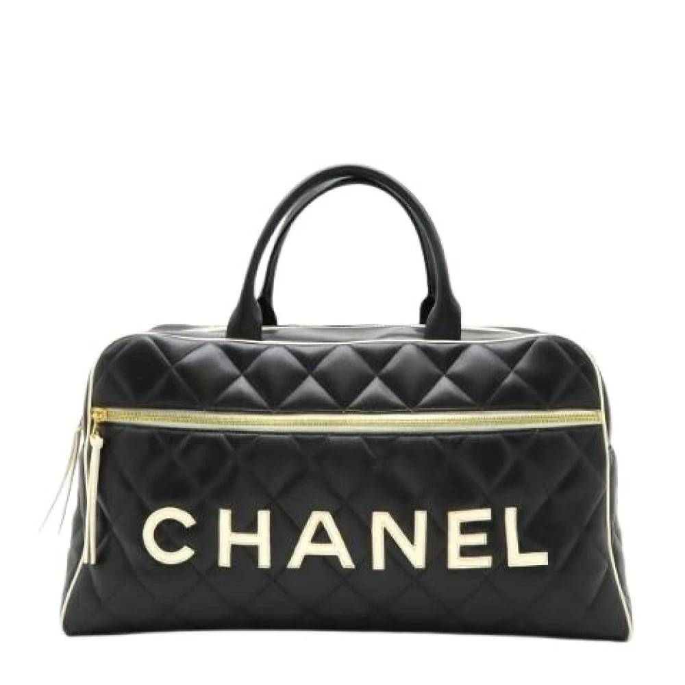 Chanel Vintage Pre-owned Laeder chanel-tasker - Vintage - unisex - Sort - ONE SIZE - Tyl