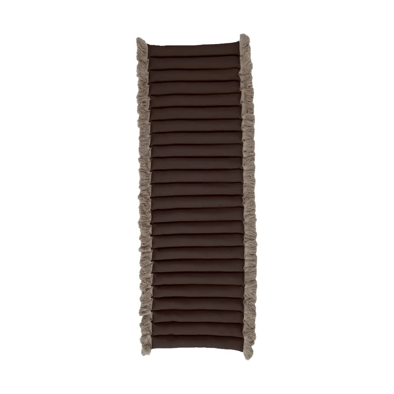 Garden Glory Garden Glory sittdyna med fransar Brun, beige frans, 38x120 cm