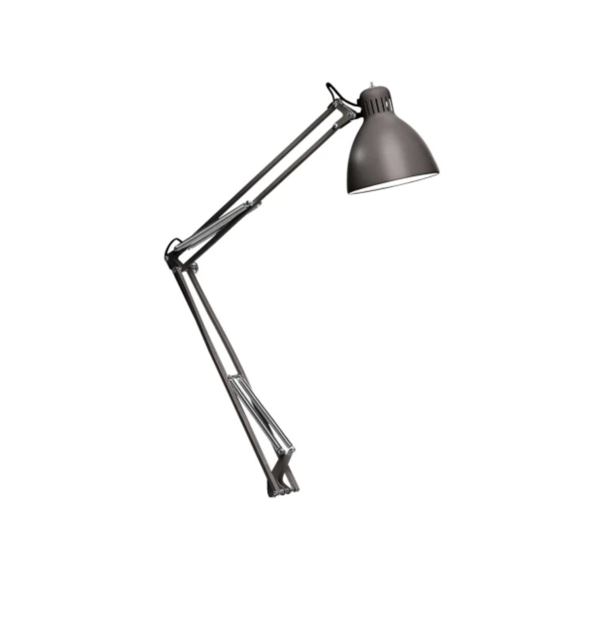 JJ Small bordlampe (m/klemme) fra Leucos - Sable grå / Sort / E27-fatning