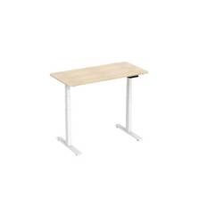 Ergonomiskt höj-/sänkbord 120cm (vit/eik)