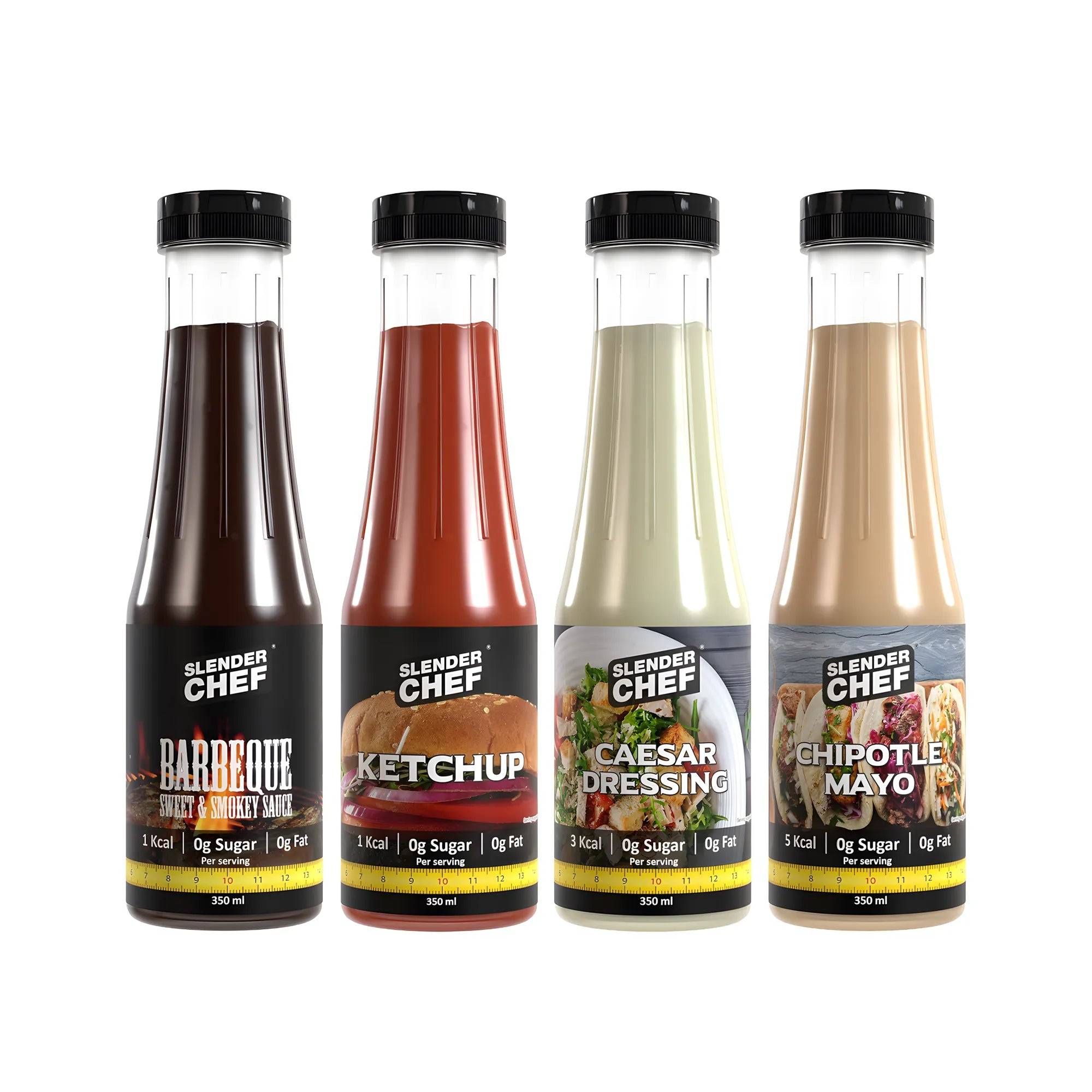 4 X Slender Chef Sauce 350 Ml.