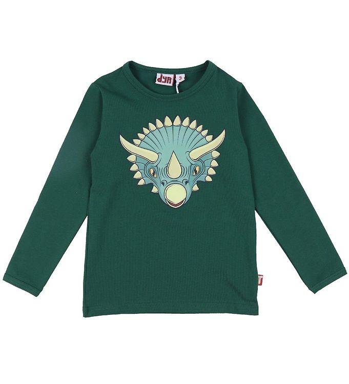 DYR Tröja - Roar - Varm Khaki Triceratops - DYR - 2 år (92) - Tröja