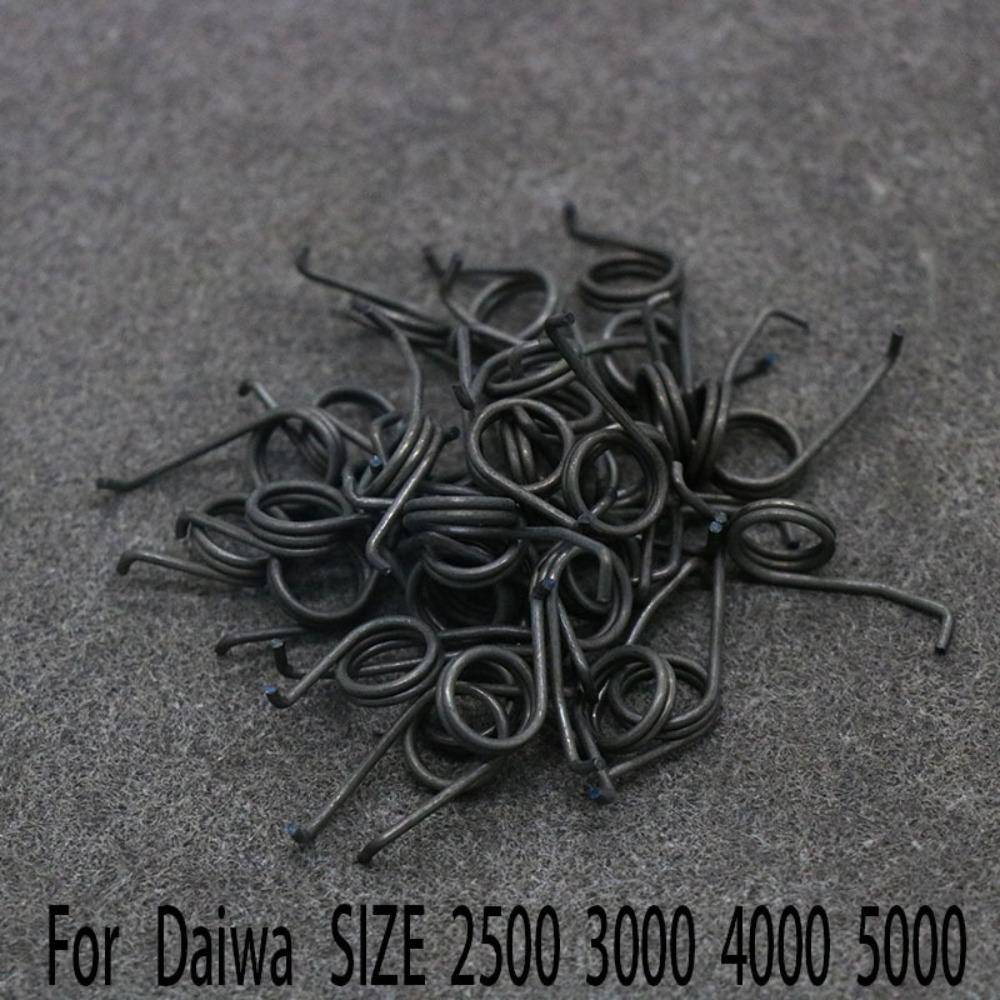10 st Universell Fiskrulle Fjäder Rostfritt Stål Spinnrulle Reparationsdelar För Daiwa 1000-2000 För Daiwa 2500-6000 beige
