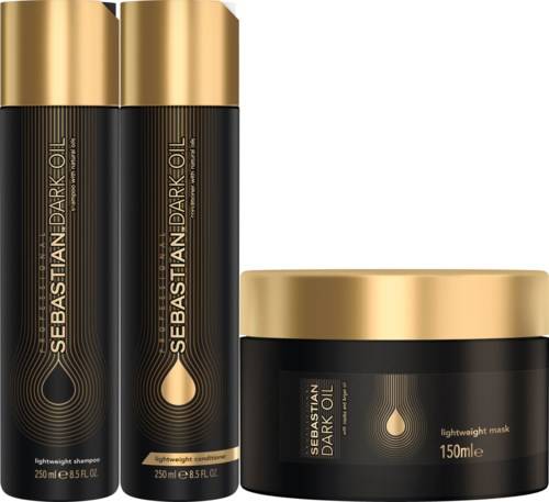 Sebastian Professional Dark Oil Lightweight Hair Trio