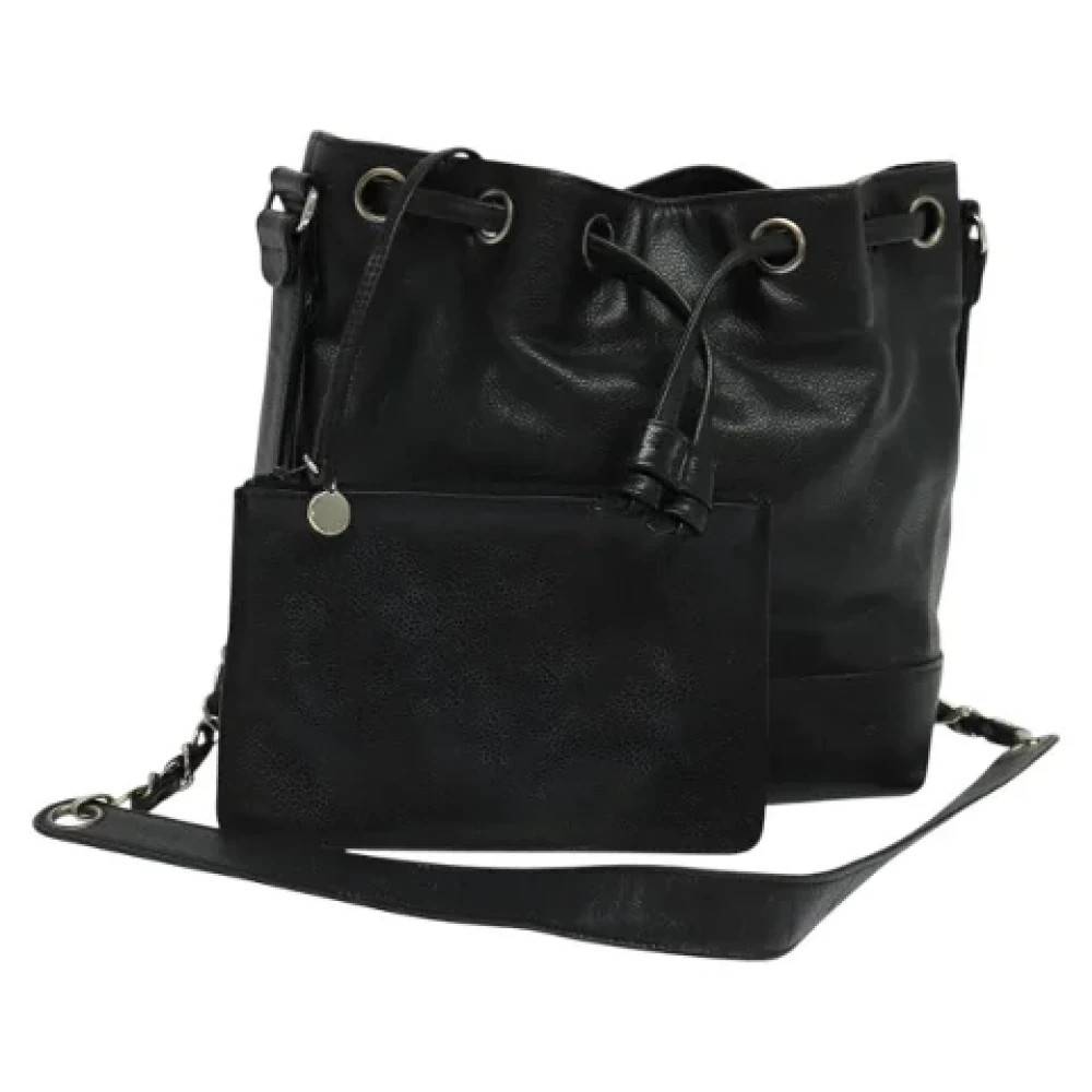 Chanel Vintage Pre-owned Laeder chanel-tasker - Vintage - Dame - Sort - ONE SIZE - Uld