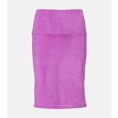 Stouls Gin suede pencil skirt