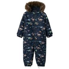 Name It Flyverdragt - Noos - NmmSnow10 - Dark Sapphire/DINO EART - Name It - 4 år (104) - Flyverdragt