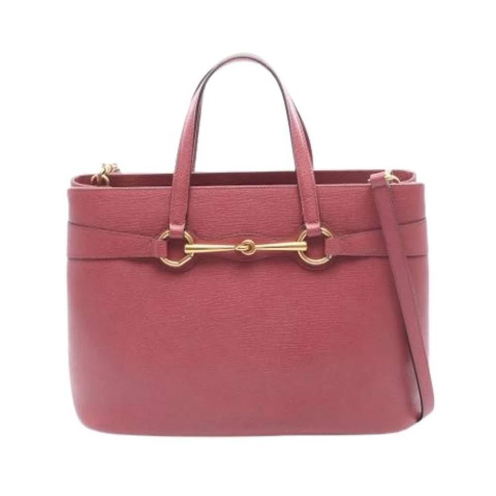 Gucci Vintage Pre-owned Vintage Tote Bag - Vintage - Dame - Lyserød - ONE SIZE - Uld