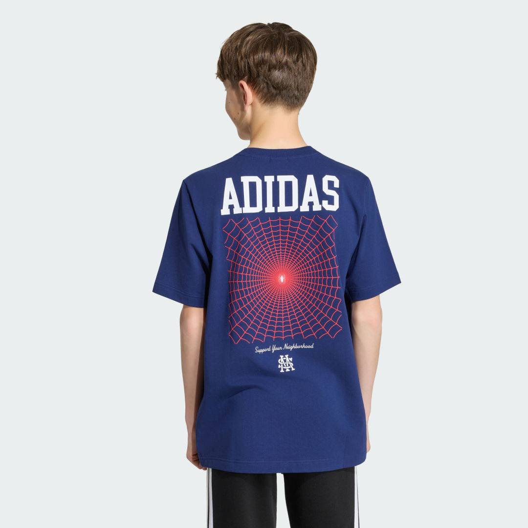 Adidas Marvel Spider-Man Graphics T-shirt - Dark Blue / White - 128
