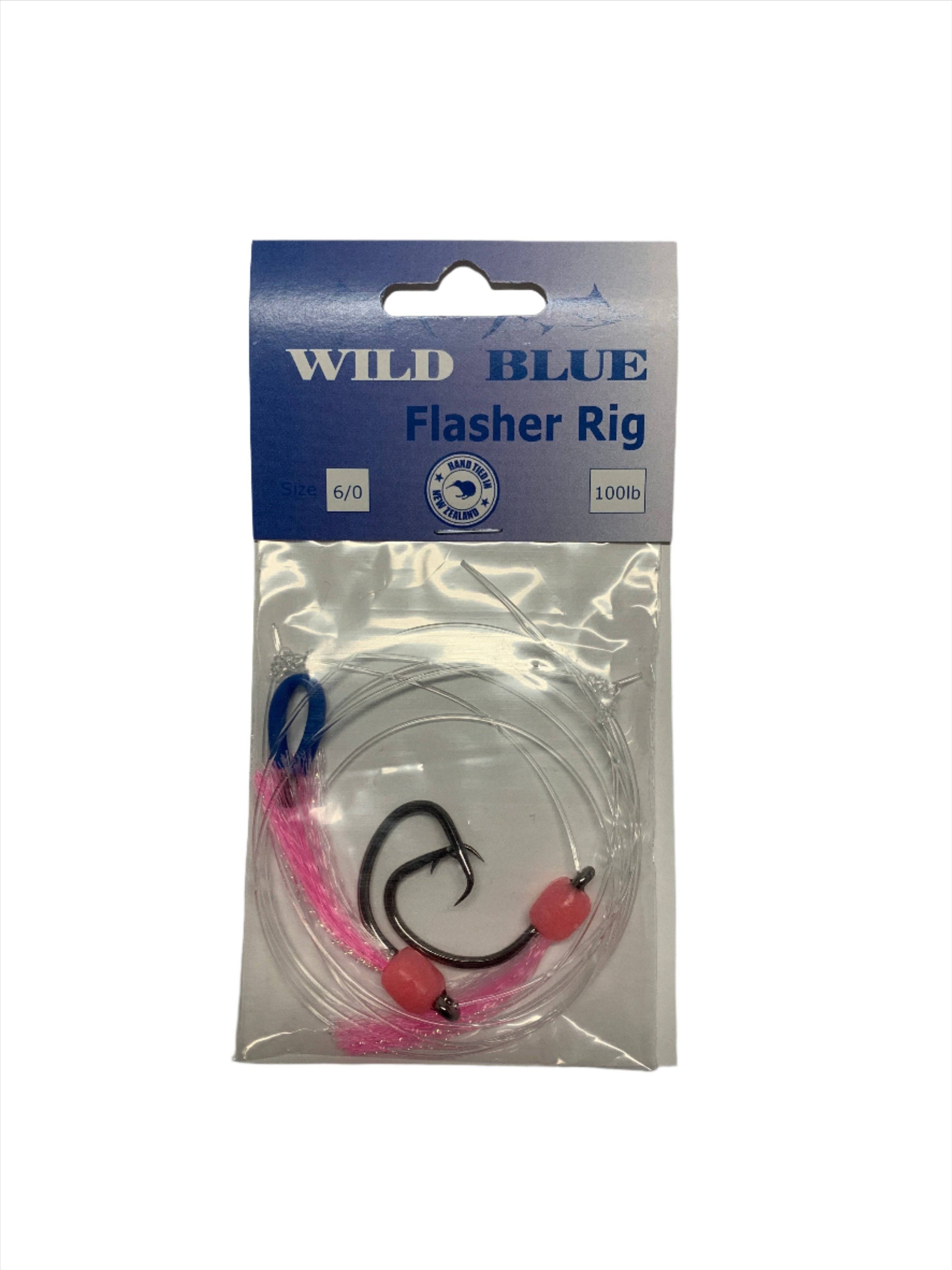 Wild Blue Flasher Rig 6/0 - Pink